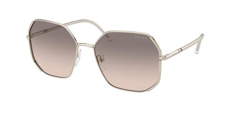 Prada PR 52WS Women's Sunglasses Oro Pallido/Antracite 